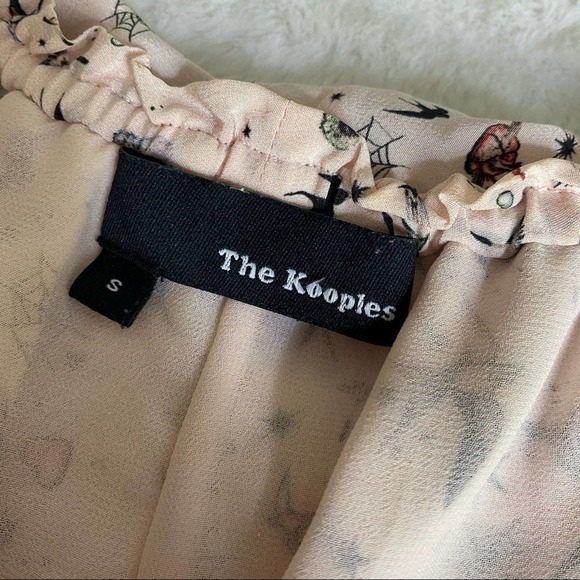 The Kooples Ruffle Off The Shoulder Silk Dress - Picture 6 of 8